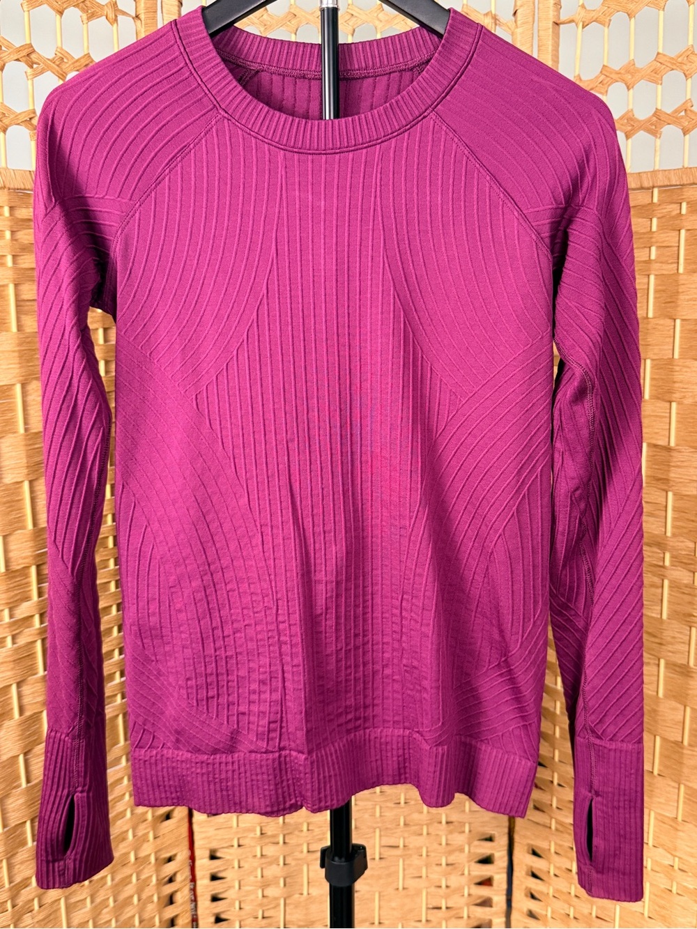 #129 Lululemon Rest Less Pullover Magenta Size 6